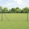 Heksagoninė tvora Pilka 1,4 x 25 m PVC