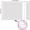 Heksagoninė tvora Pilka 1,6 x 25 m PVC