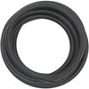 Hibridinė oro žarna, juodos spalvos, 0,6", 2m, guma ir PVC
