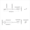 Hidraulinė dujų spyruoklė 12 pcs Sidabro 280 x 17 x 16 mm
