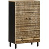 Highboard 60x33,5x100 cm Masyvus Rough Wood Mango
