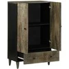 Highboard 60x33x100 cm Masyvo medžio mango
