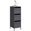 Highboard Antracitas 39x35x103,5 cm Plienas