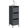 Highboard Antracitas 39x35x103,5 cm Plienas