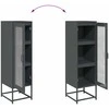Highboard Antracito 36x39x123 cm šaltai valcuotas plienas
