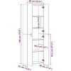Highboard Artisan Ąžuolas 60x32x190 cm Inžinerinė mediena