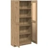 Highboard Artisan ąžuolas 82,5x30,5x185 cm inžinerinė mediena