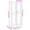 Highboard Artisan ąžuolas 82,5x30,5x185 cm inžinerinė mediena