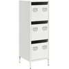 Highboard Baltas 39x35x103,5 cm Plienas