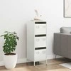 Highboard Baltas 39x35x103,5 cm Plienas