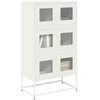 Highboard Baltas 68x39x123 cm Plienas
