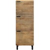Highboard Brown 40x33x110 cm Masyvo medžio Mango