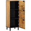 Highboard Brown 40x33x110 cm Masyvo medžio Mango