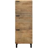 Highboard Brown 40x33x110 cm Masyvo medžio Mango