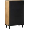 Highboard Brown 60x33x100 cm Masyvo medžio mango