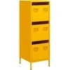 Highboard Garstyčių geltona 39x35x103,5 cm Plienas