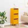 Highboard Garstyčių geltona 39x35x103,5 cm Plienas