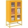 Highboard Garstyčių geltona 68x39x123 cm Plienas