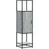 Highboard Gray Sonoma inžinerinis medis ir metalas