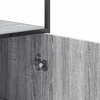 Highboard Gray Sonoma inžinerinis medis ir metalas
