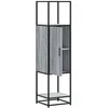 Highboard Gray Sonoma inžinerinis medis ir metalas