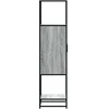 Highboard Gray Sonoma inžinerinis medis ir metalas