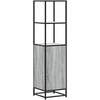 Highboard Gray Sonoma inžinerinis medis ir metalas