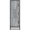 Highboard Gray Sonoma inžinerinis medis ir metalas