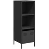 Highboard Juodas 35x39x103,5 cm Plienas