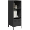Highboard Juodas 35x39x103,5 cm Plienas