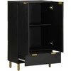 Highboard Juodas 60x33x100 cm Engineered Wood