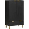 Highboard Juodas 60x33x100 cm Engineered Wood