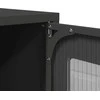 Highboard Juodas 68x39x107 cm Plienas