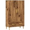 Highboard Old Wood 70x31x115 cm Engineered Wood