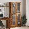 Highboard Old Wood 82,5x30,5x185 cm Engineered Wood