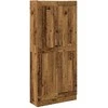 Highboard Old Wood 82,5x30,5x185 cm Engineered Wood