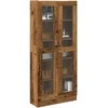 Highboard Old Wood 82,5x30,5x185 cm Engineered Wood