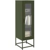 Highboard Olive Žalias 36x39x123 cm Šaltai valcuotas plienas