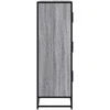 Highboard Pilka Sonoma Inžinerinė mediena ir metalas