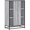 Highboard Pilka Sonoma Inžinerinė mediena ir metalas