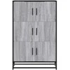 Highboard Pilka Sonoma Inžinerinė mediena ir metalas