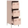 Highboard Rožinė 39x35x103,5 cm Plienas