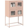 Highboard Rožinė 68x39x107 cm Plienas