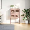 Highboard Rožinė 68x39x107 cm Plienas