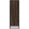 Highboard Rudas ąžuolas 35,5x35x106,5 cm Mediena ir metalas