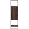 Highboard Rudas ąžuolas 35,5x35x139 cm Mediena ir metalas