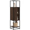 Highboard Rudas ąžuolas 35,5x35x139 cm Mediena ir metalas