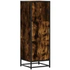 Highboard rūkytas ąžuolas 35,5x35x106,5 cm Mediena ir metalas
