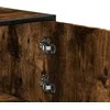 Highboard Rūkytas ąžuolas 68x35x106,5 cm Mediena ir metalas