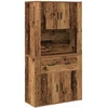 Highboardas Sena mediena 80 x 33 x 150 cm Apdirbta mediena